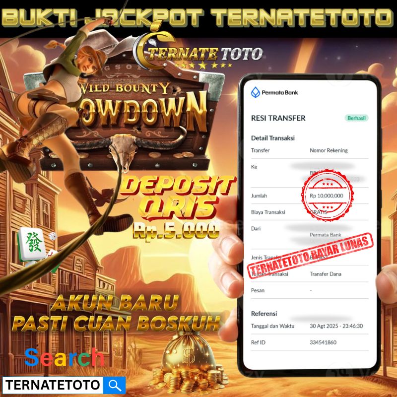 TERNATETOTO - Wild Bounty Showdown  - Rp.10,000,000